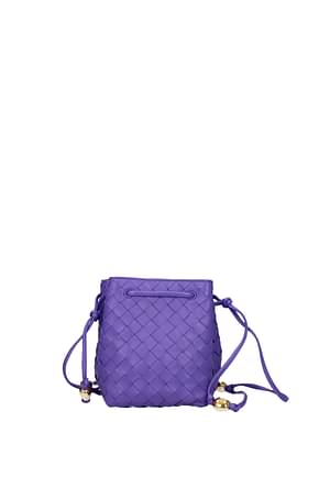 Bottega Veneta Shoulder bags Women Leather Violet