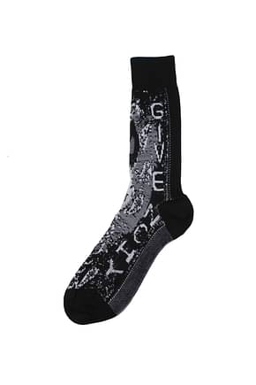 Givenchy Socks Men Cotton Black