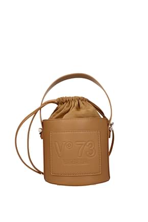 V°73 Handbags beatrix Women Eco Leather Brown Leather