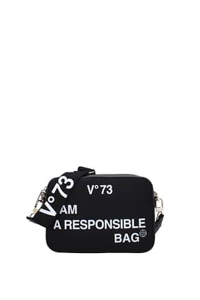 V°73 कंधे पर आड़ा पहने जाने वाला बस्ता responsability bis महिलाओं पॉलिएस्टर काली