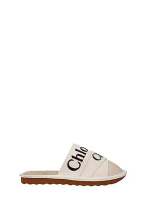 Chloé Slippers and clogs Women Leather Beige