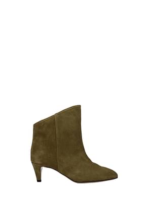 Isabel Marant Ankle boots city Women Suede Gray Turtledove
