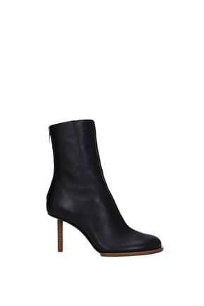 Jacquemus Ankle boots Women Leather Black