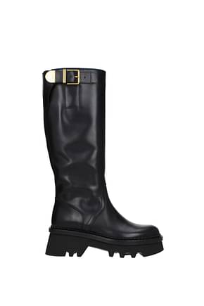 Chloé Boots Women Leather Black