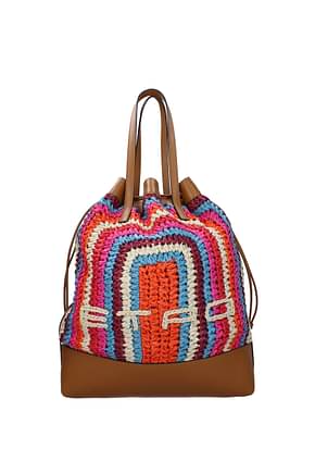 Etro Shoulder bags Women Raffia Multicolor