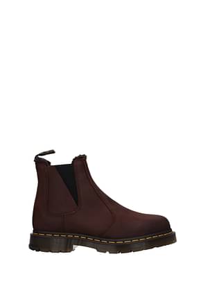 Dr. Martens Ankle boots 2976 wg Women Suede Brown Chocolate
