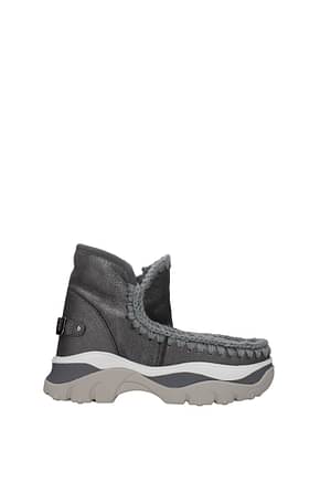 Mou Ankle boots eskimo Women Suede Silver