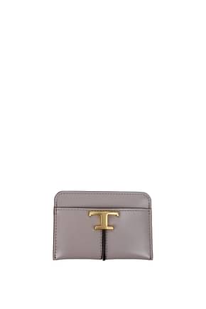 Tod's Document holders Women Leather Gray