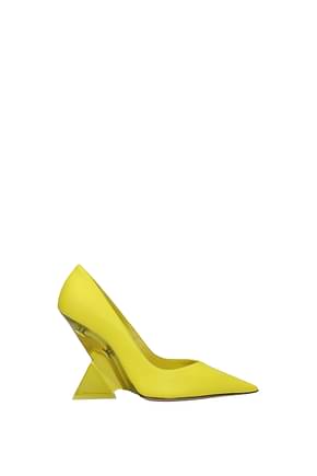 The Attico Pumps cheope Women Leather Yellow Sunflower