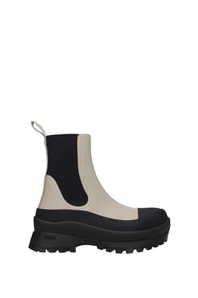 Stella McCartney Ankle boots vibram Women Eco Leather Black Taupe