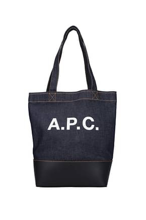 A.P.C. Shoulder bags axel Women Fabric  Blue Dark Blue