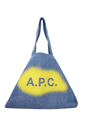 A.P.C. कंधे पर डालने वाले बैग diane महिलाओं कपड़ा स्वर्गीय डेनिम