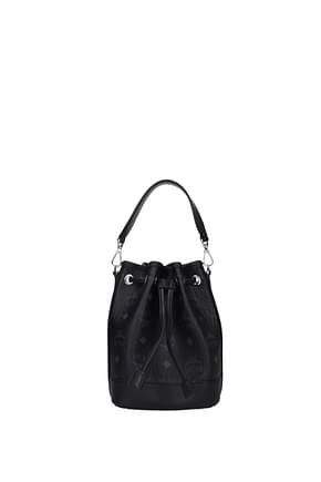 MCM Handbags Women Leather Black