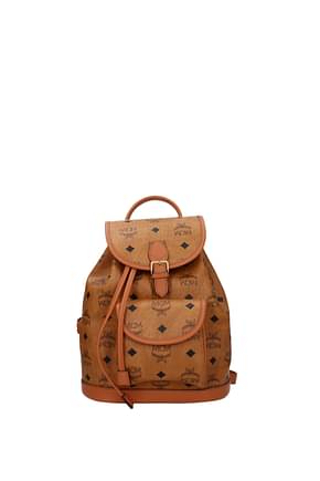 MCM Backpacks and bumbags Women Leather Brown Cognac