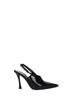 Givenchy Sandals show Women Leather Black