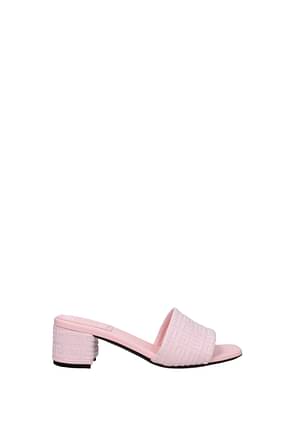 Givenchy Sandals Women Fabric  Pink Soft Pink