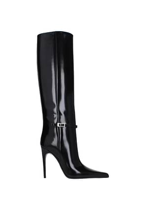 Saint Laurent Boots vendome Women Leather Black