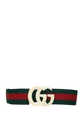 Gucci High-waist belts Women Fabric  Green