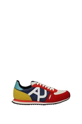 Armani Jeans Sneakers Hombre Tejido Multicolor