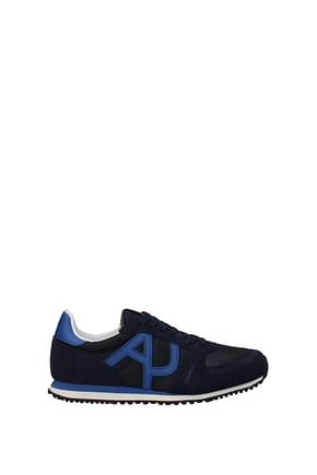Armani Jeans Sneakers Hombre Tejido Azul marino