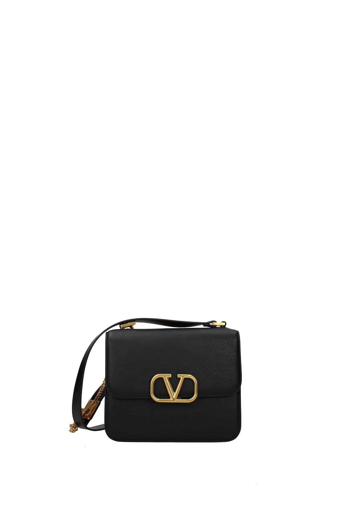 Vsling leather crossbody bag Valentino Garavani Black in Leather - 32399675