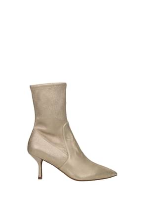 Stuart Weitzman Ankle boots yvonne  Women Leather Gold