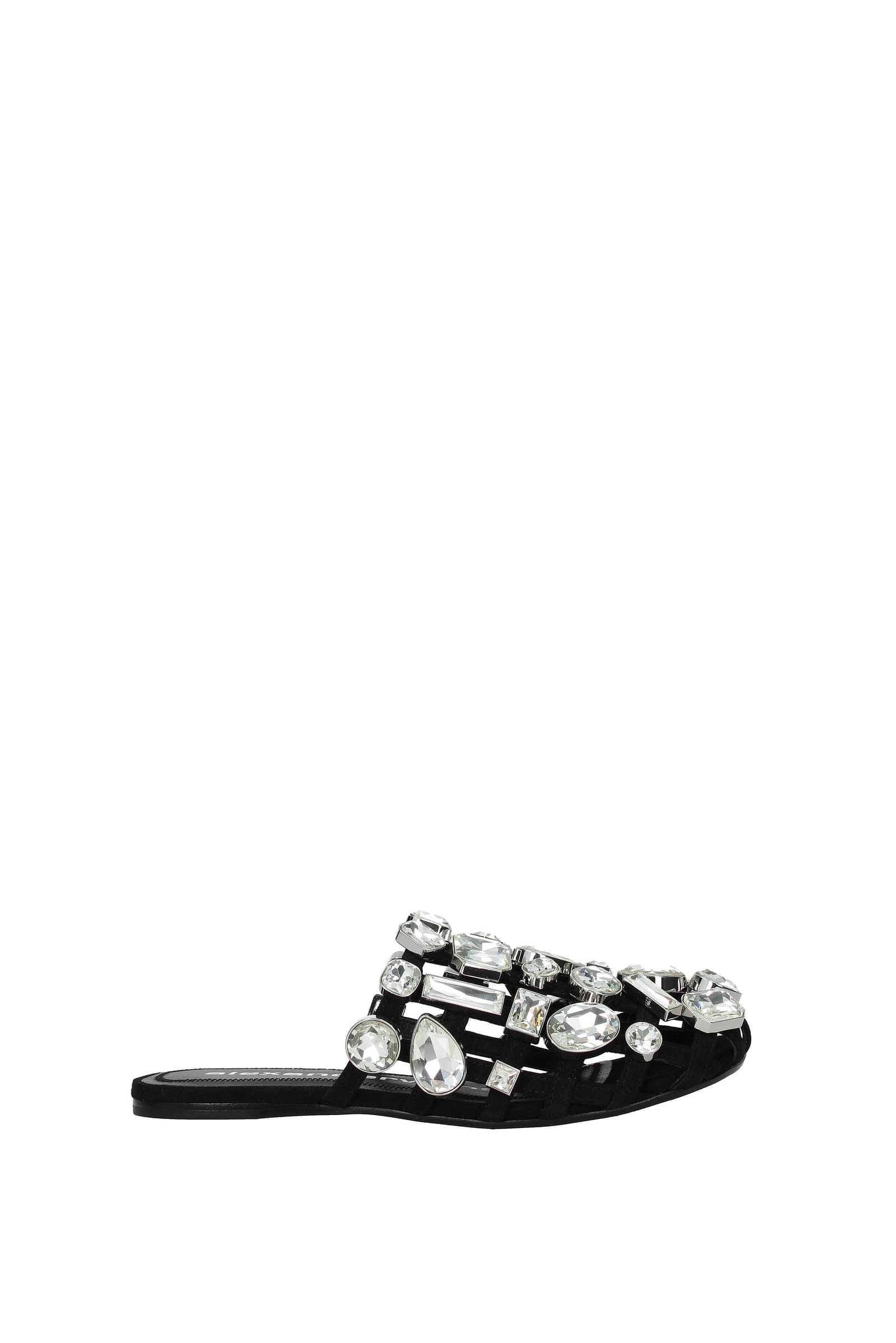 ALEXANDER WANG Embellished satin platform sandals | THE OUTNET