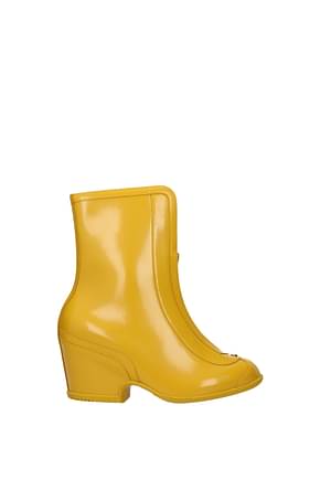 Gucci Ankle boots Women Rubber Yellow