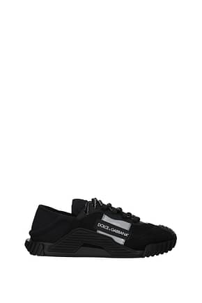 Dolce&Gabbana Sneakers Men Fabric  Black