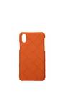 Bottega Veneta iPhone cover iphone xs Men Leather Orange