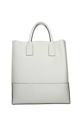 Bottega Veneta Travel Bags Men Leather White