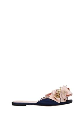 Roger Vivier Slippers and clogs Women Satin Blue