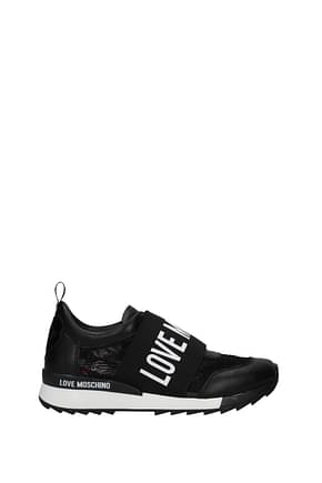 Love Moschino Sneakers Women Lace Black