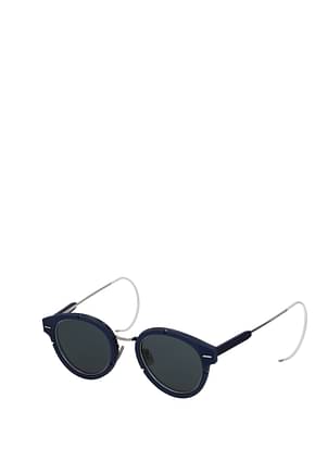 Christian Dior Sunglasses Men Rubber Blue White