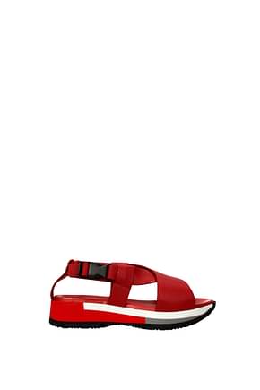Philippe Model Sandals peonia Women Leather Red