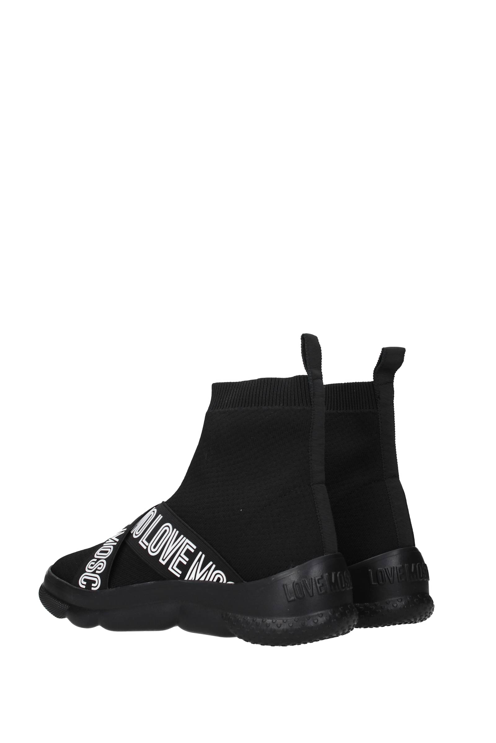 Love Moschino Sneakers Donna Tessuto Nero Nero | liceoroca.edu.ar