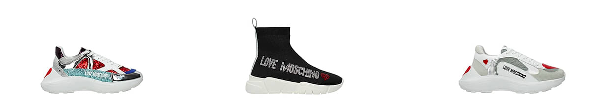 i love moschino sneakers