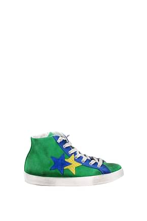 2star Sneakers Donna Camoscio Verde