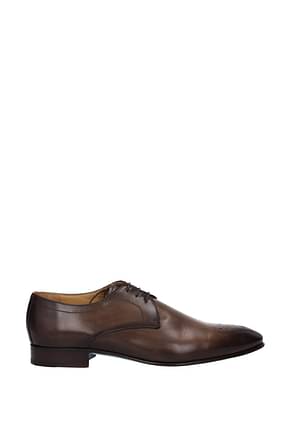 Sutor Mantellassi Lace up and Monkstrap Men Leather Brown