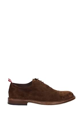 Green George Lace up and Monkstrap Men Suede Brown