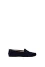 Tod's Loafers Women Suede Blue