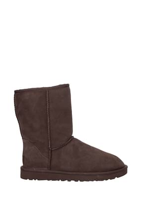 UGG Ankle Boot M CLASSIC SHORT Men Suede Brown