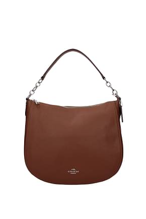 Coach Handbags chelsea Women Leather Brown