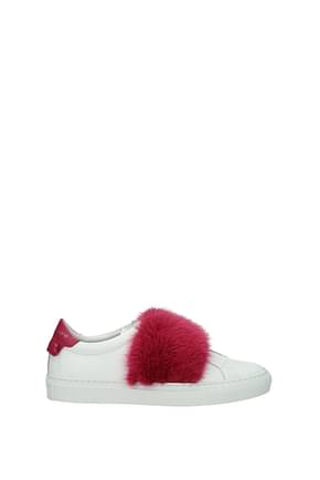 Givenchy Sneakers Donna Pelle Bianco Fuxia