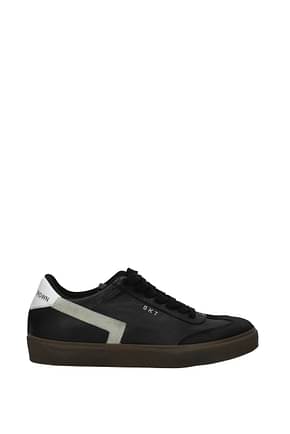 Leather Crown Sneakers Hombre Piel Negro