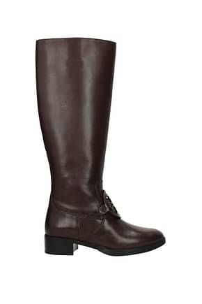 Tory Burch Boots miller Women Leather Brown