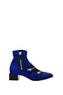 Pierre Hardy Ankle boots Women Suede Blue
