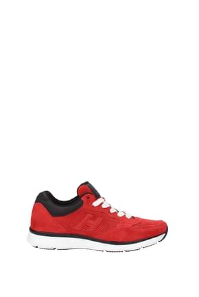 Hogan Sneakers Uomo Pelle Rosso