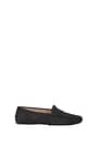 Tod's Loafers Women Suede Gray
