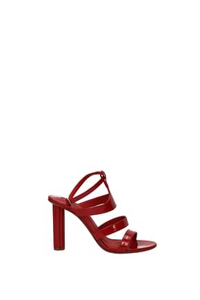Salvatore Ferragamo Sandals trevi Women Patent Leather Red